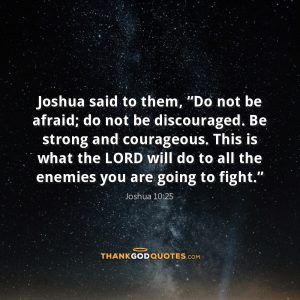 Joshua 10:25